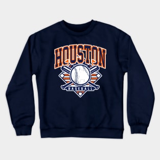 Vintage Houston Baseball Crewneck Sweatshirt